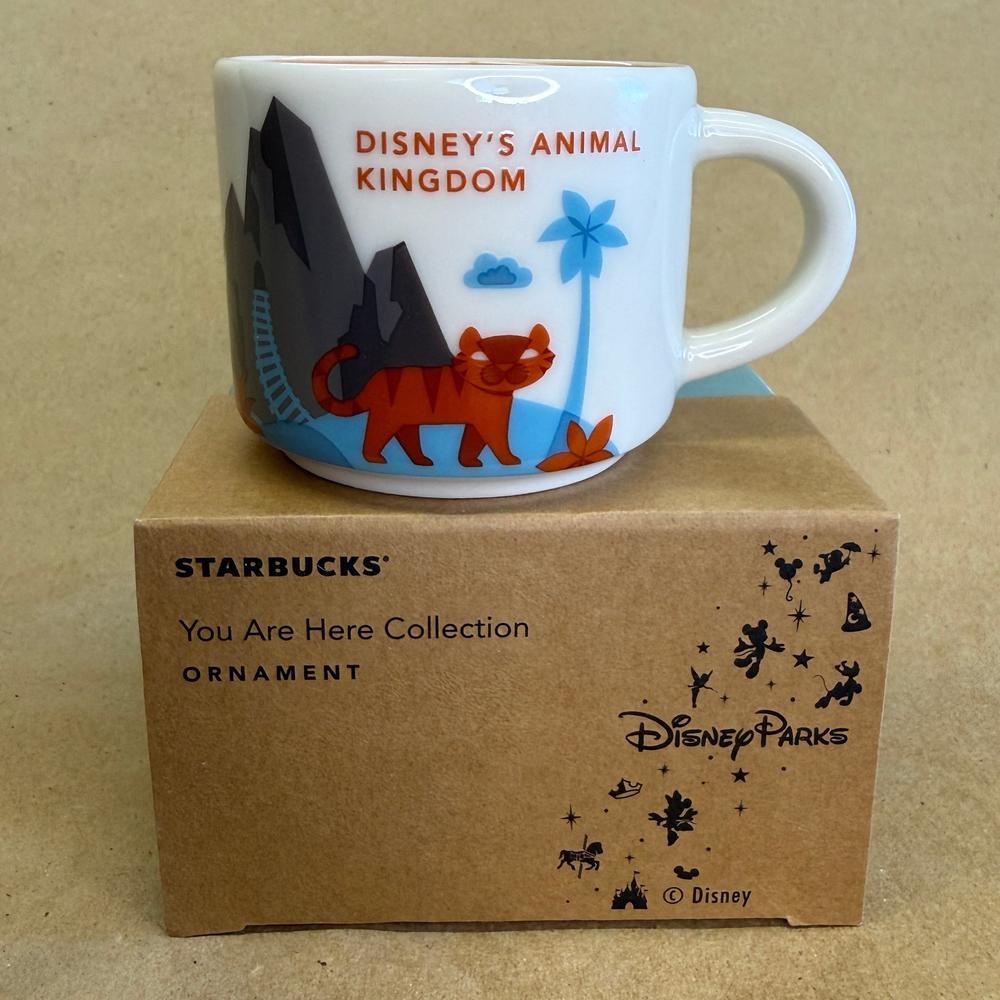 Starbucks You Are Here Disney Animal Kingdom Ornament Mug NIB