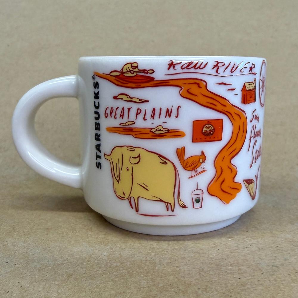 Starbucks Been There Series Kansas Ornament Mug NIB-2019
