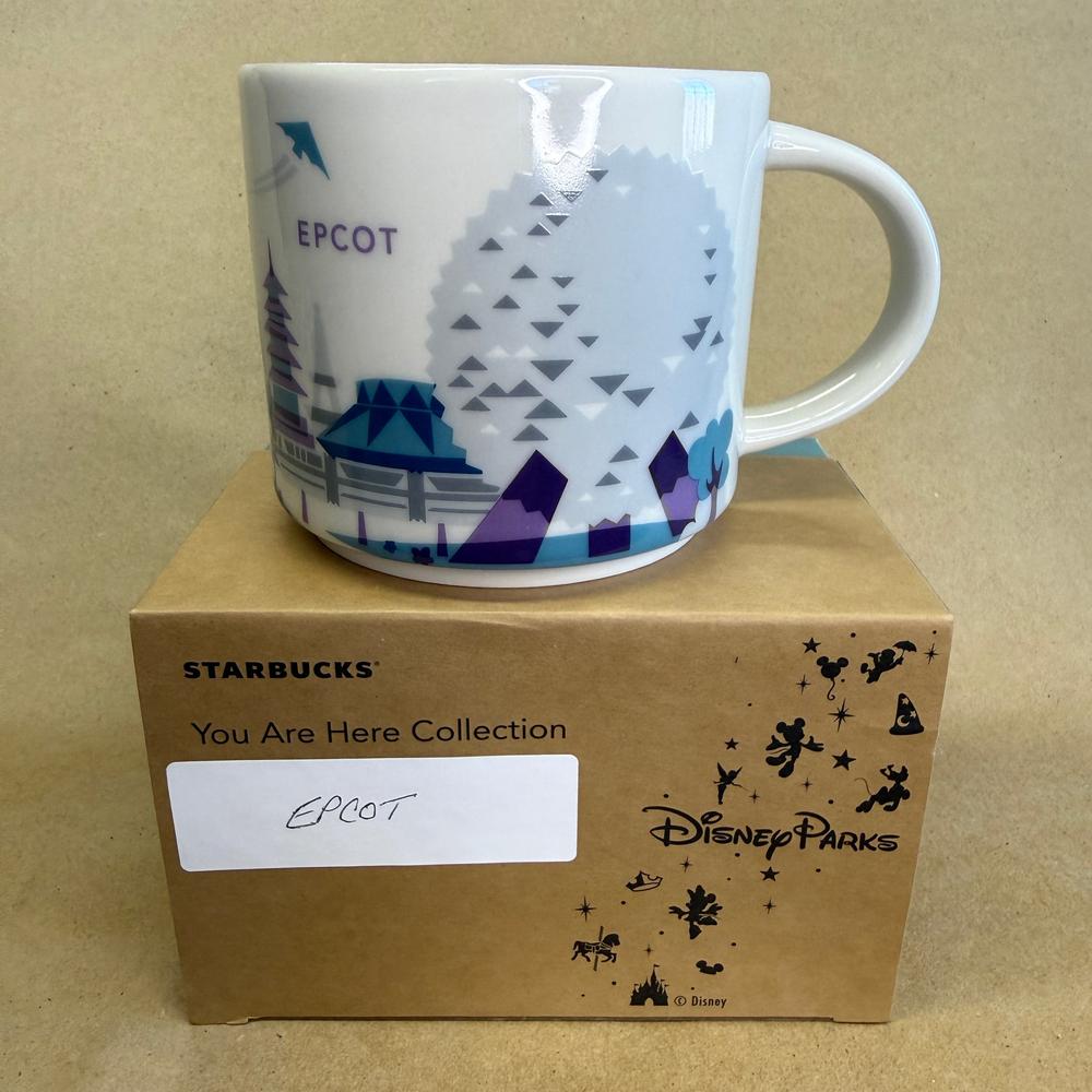 Starbucks You Are Here Disney Parks EPCOT Spaceship Earth Mug NIB