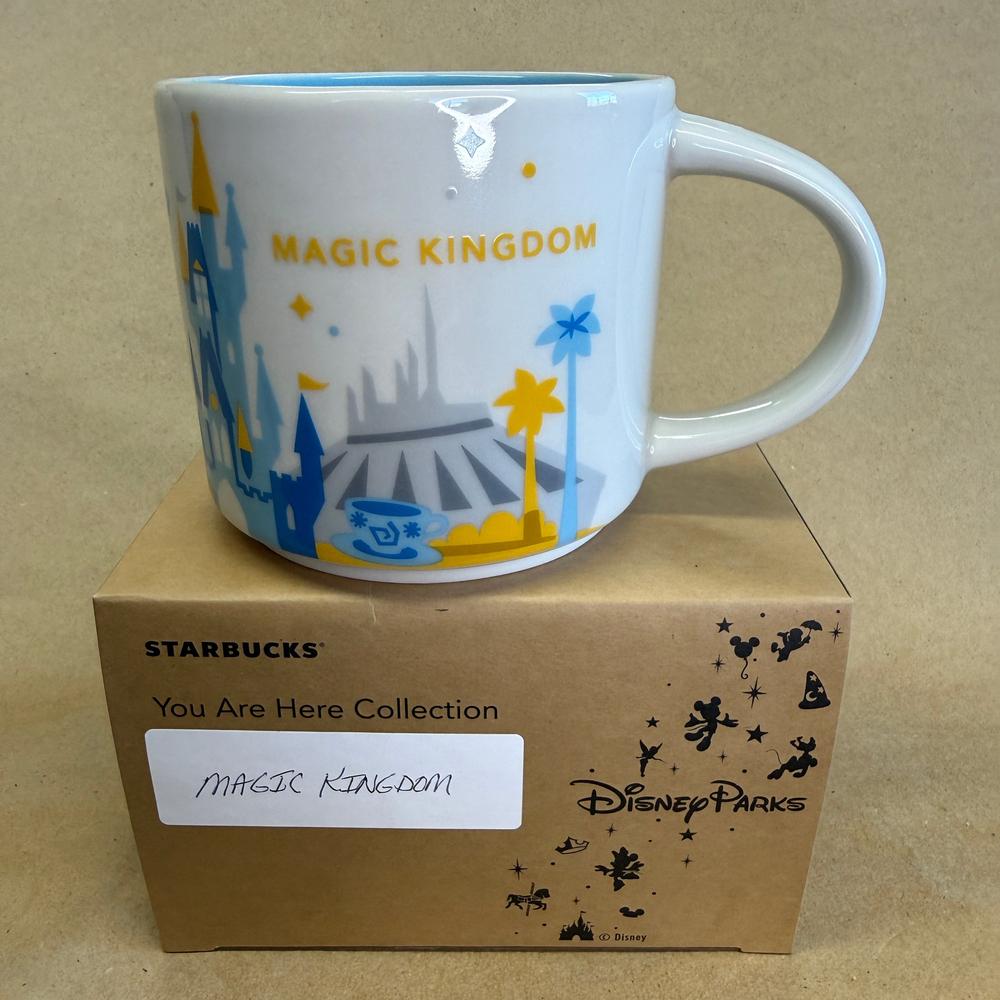 Starbucks You Are Here Disney Parks Magic Kingdom Space Mtn Mug NIB