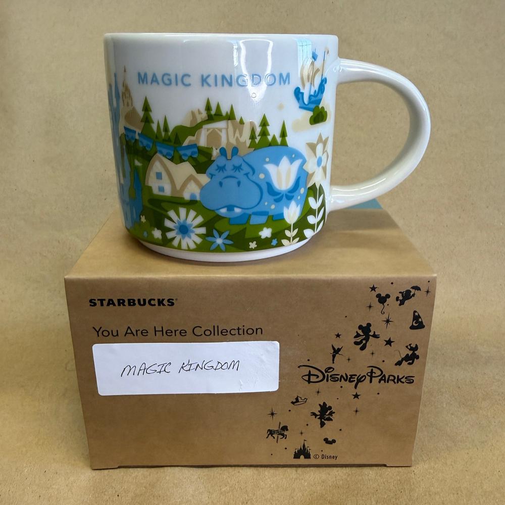 Starbucks You Are Here Disney Parks Magic Kingdom Hippo Mug NIB