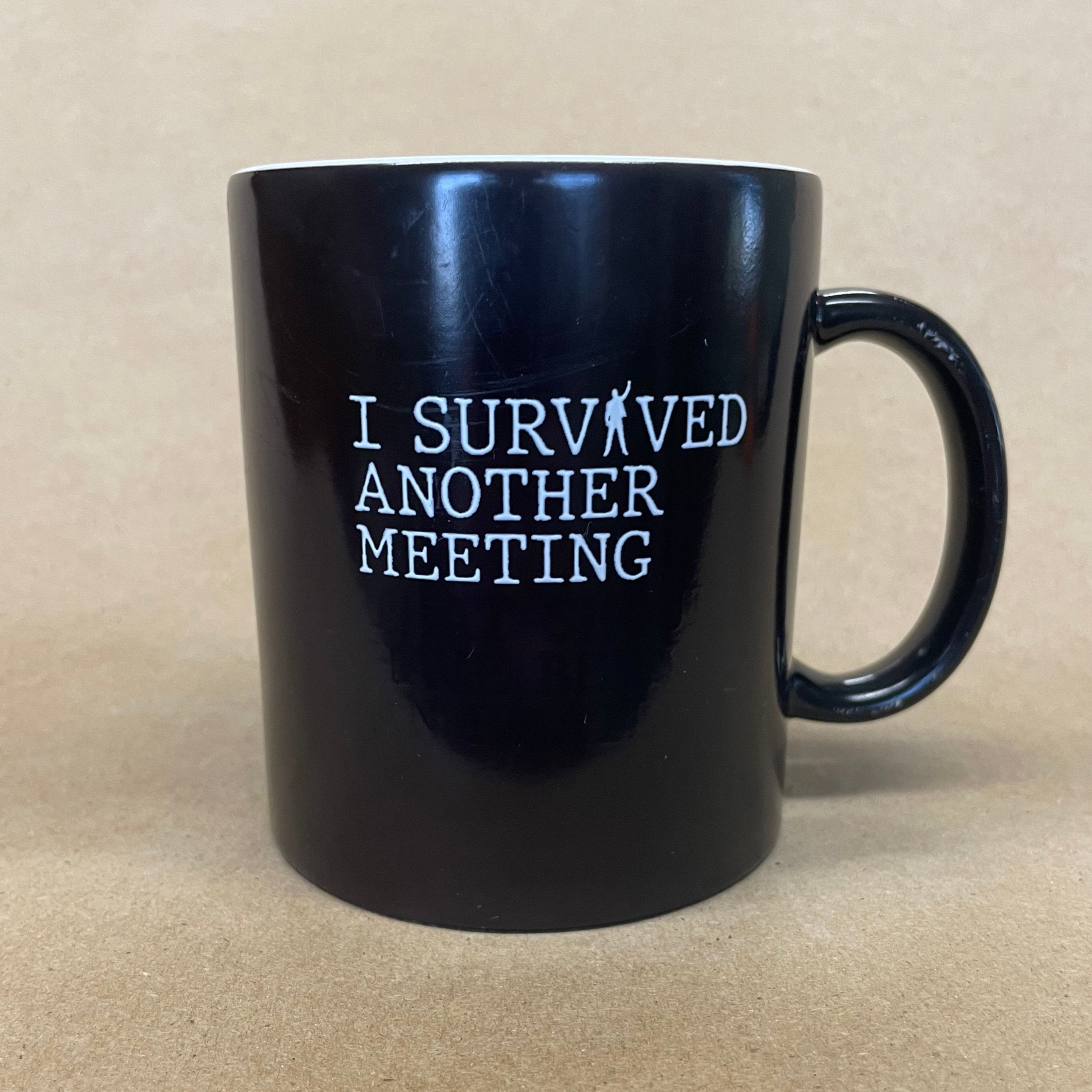 I Survived Another Meeting Heat Activated Mug