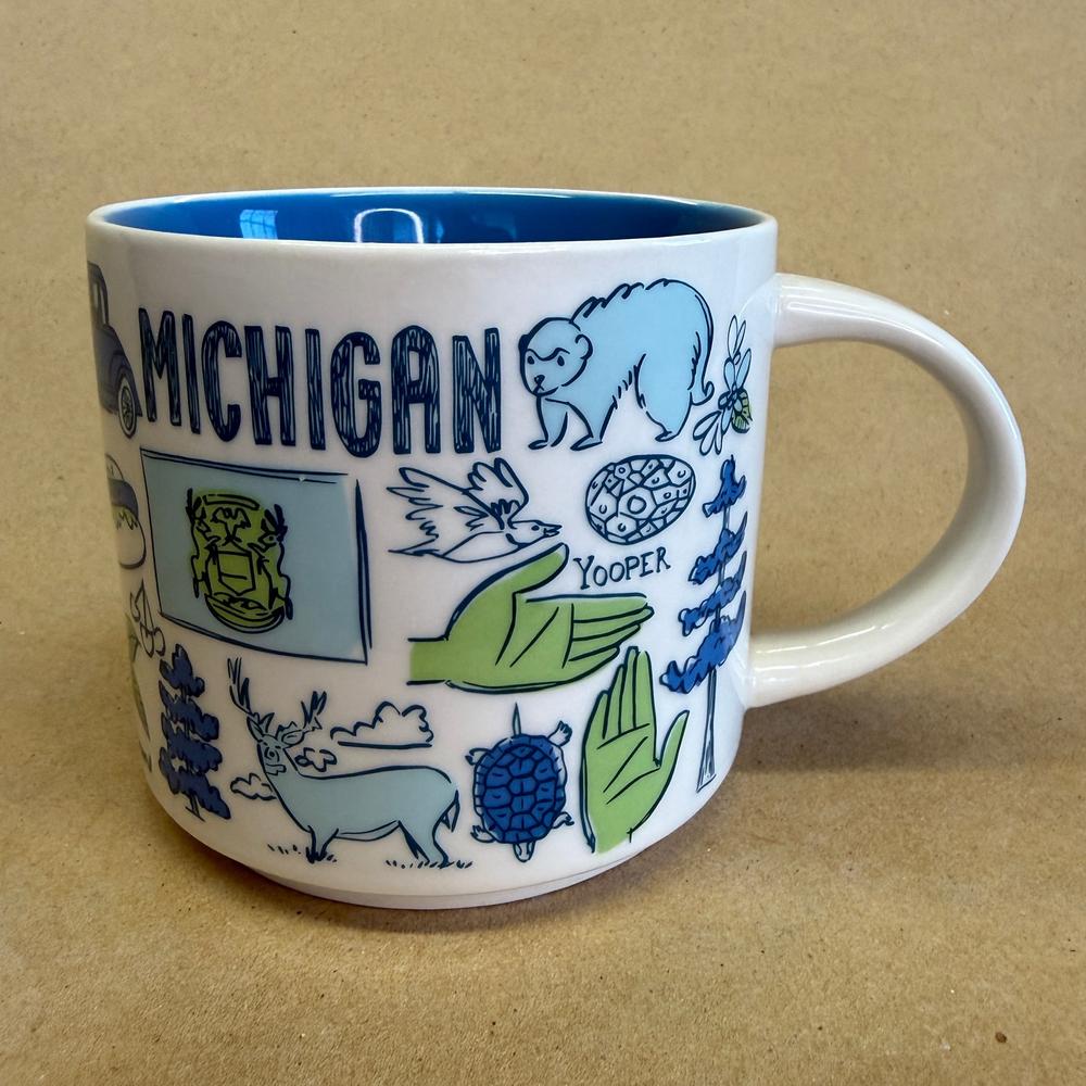 Starbucks Been There Series Mug Michigan-2017