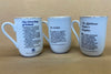 Norman Rockwell Museum Collection Gold Rimmed Mugs-Trio