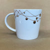 Starbucks White with Gold Ornaments Mug-2012