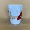 Starbucks Red and Gold Christmas Village Mug-2013