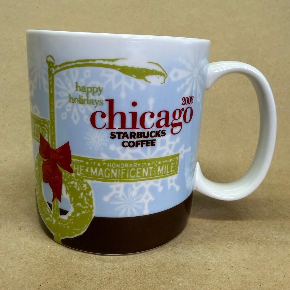 Starbucks Collector Chicago Holiday Mug-2008