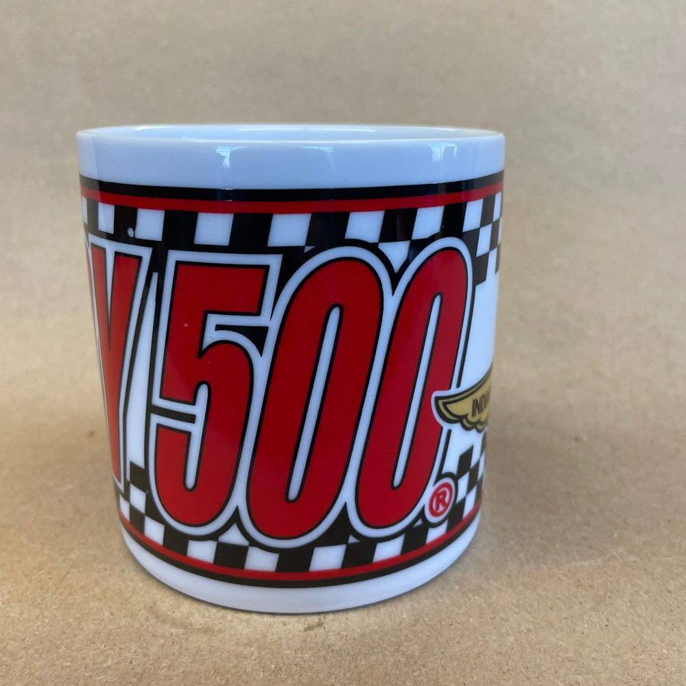 Indy 500 Checkered Mug