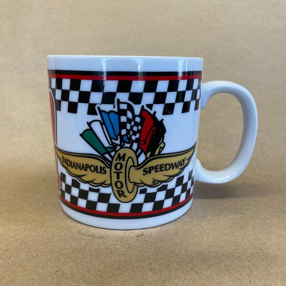 Indy 500 Checkered Mug