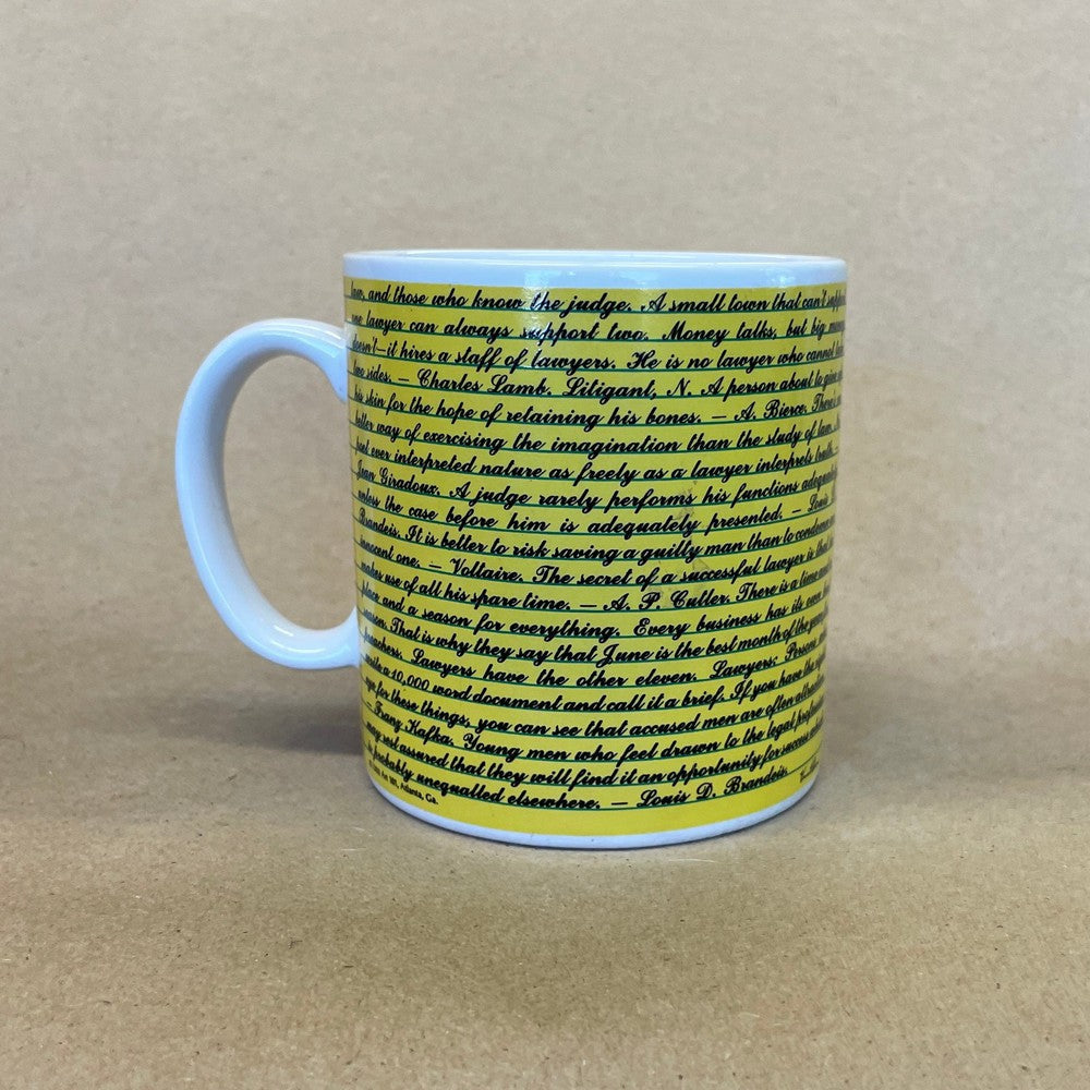 Kenneth Grooms Lawyers Legal Pad Mug