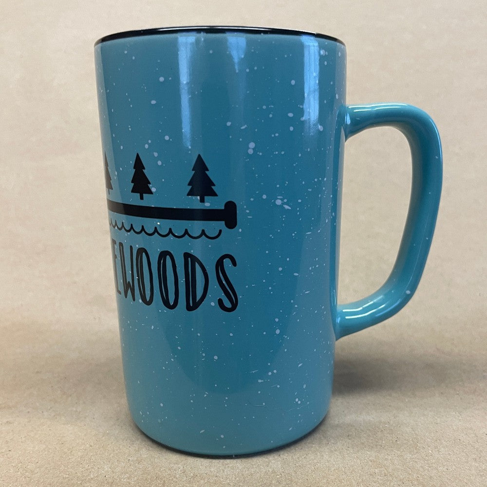 Lake of the Woods Tall Flecked Mug