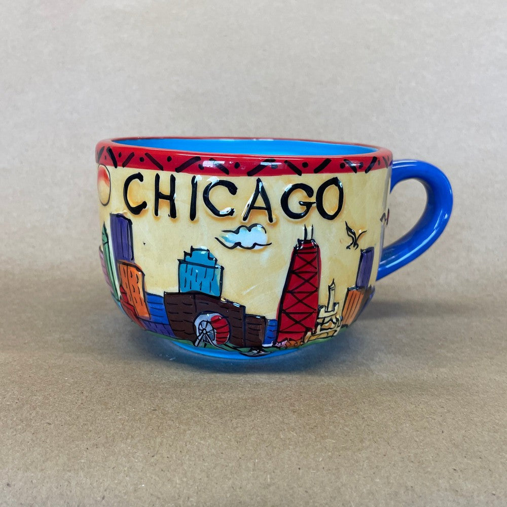Luke-A-Tuke Chicago Embossed Mug