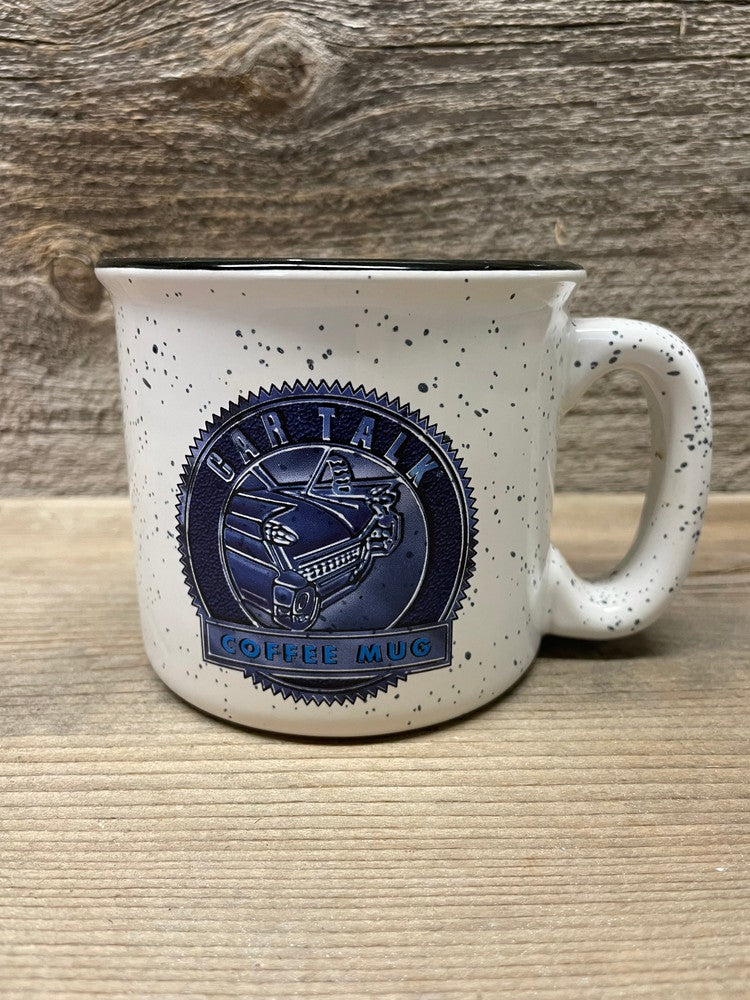 M Ware Car Talk Speckled Heavy Mug