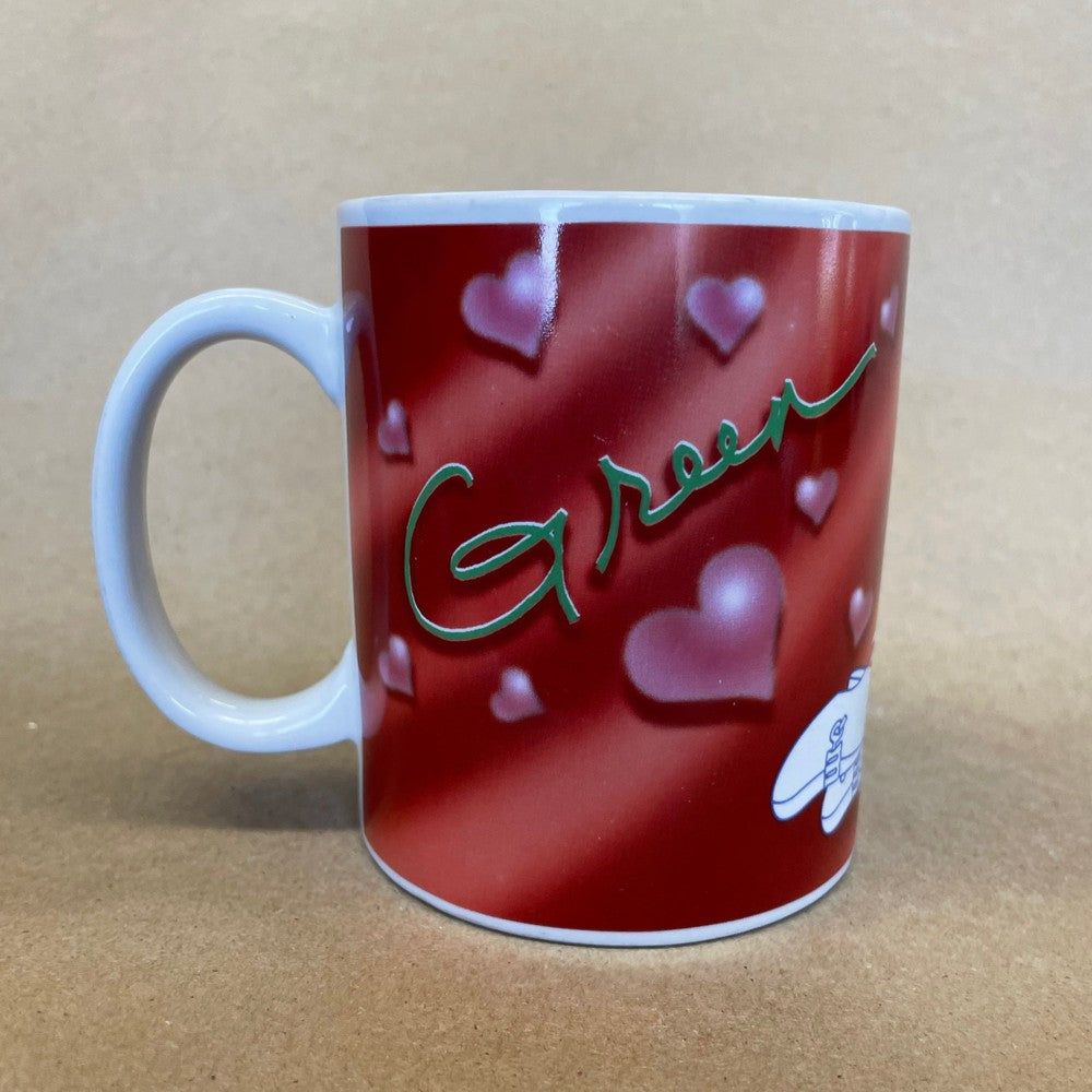 M&M's Green Fancy Heart Mug