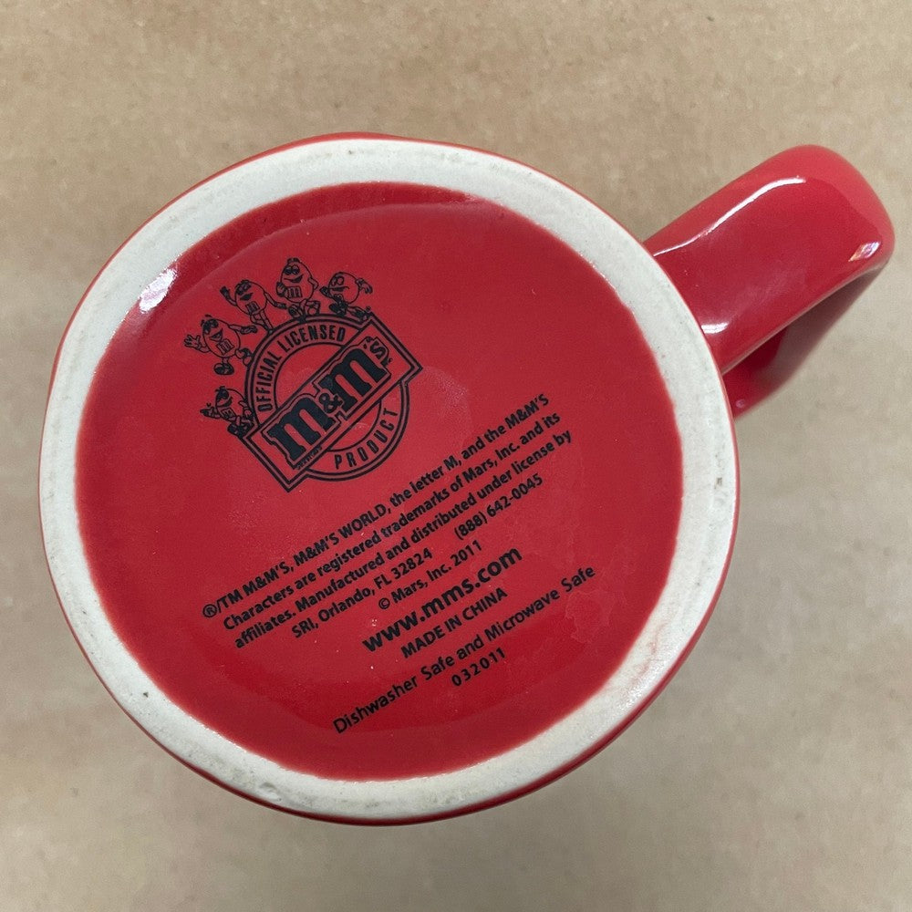 M&M's Red Candy Embossed Mug-2011