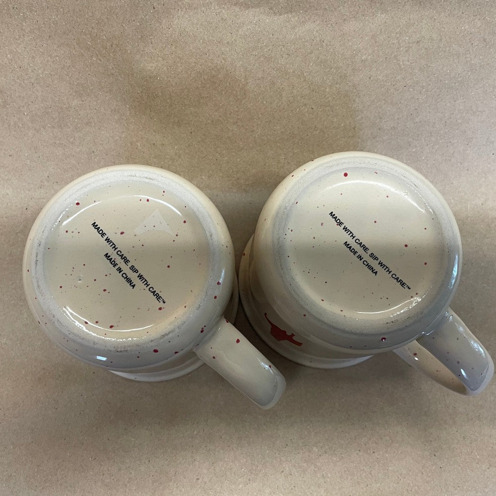 Maker's Mark Speckled Mugs-Pair