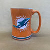 Miami Dolphins Orange Sculpted Mug-2013