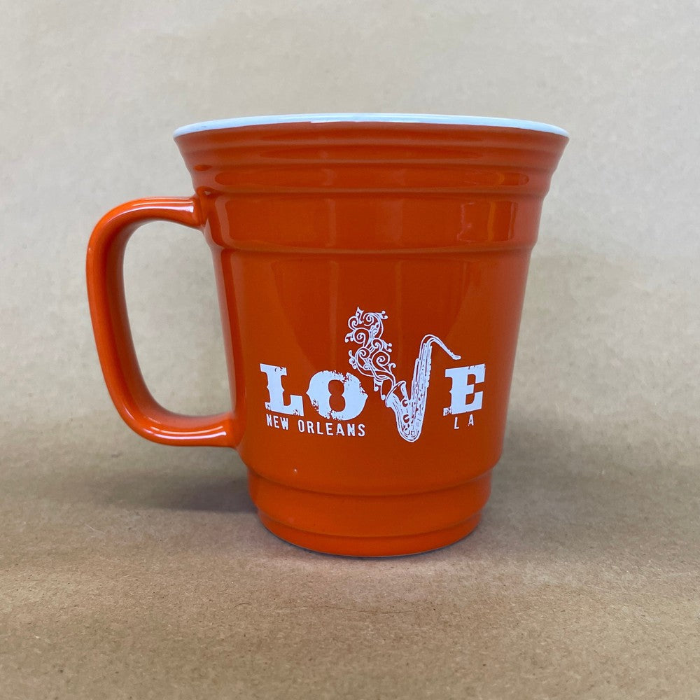 New Orleans LOVE Saxophone Mug