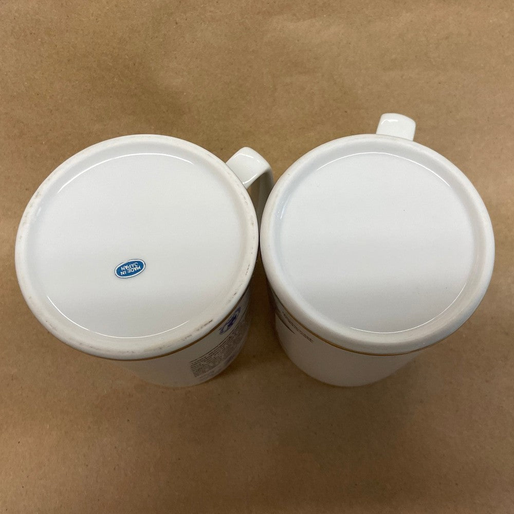 Norman Rockwell Looking Out To Sea and River Pilot Mugs-1985 Pair