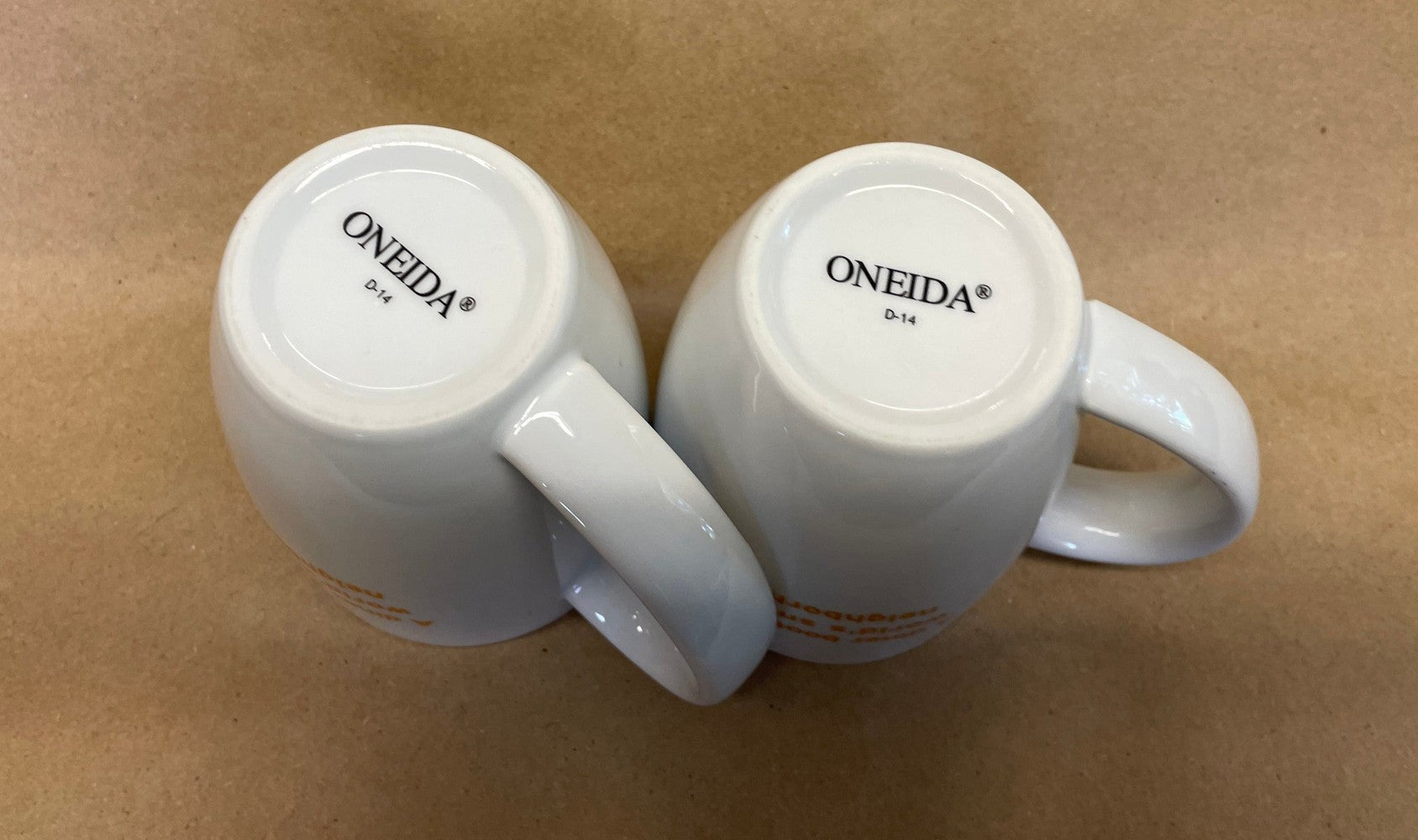 Oneida Denny's "A diner booth..." Mugs-Pair