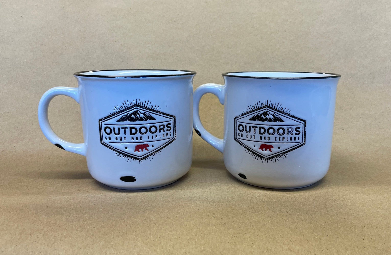 Outdoors Stay Wild Mugs-Pair