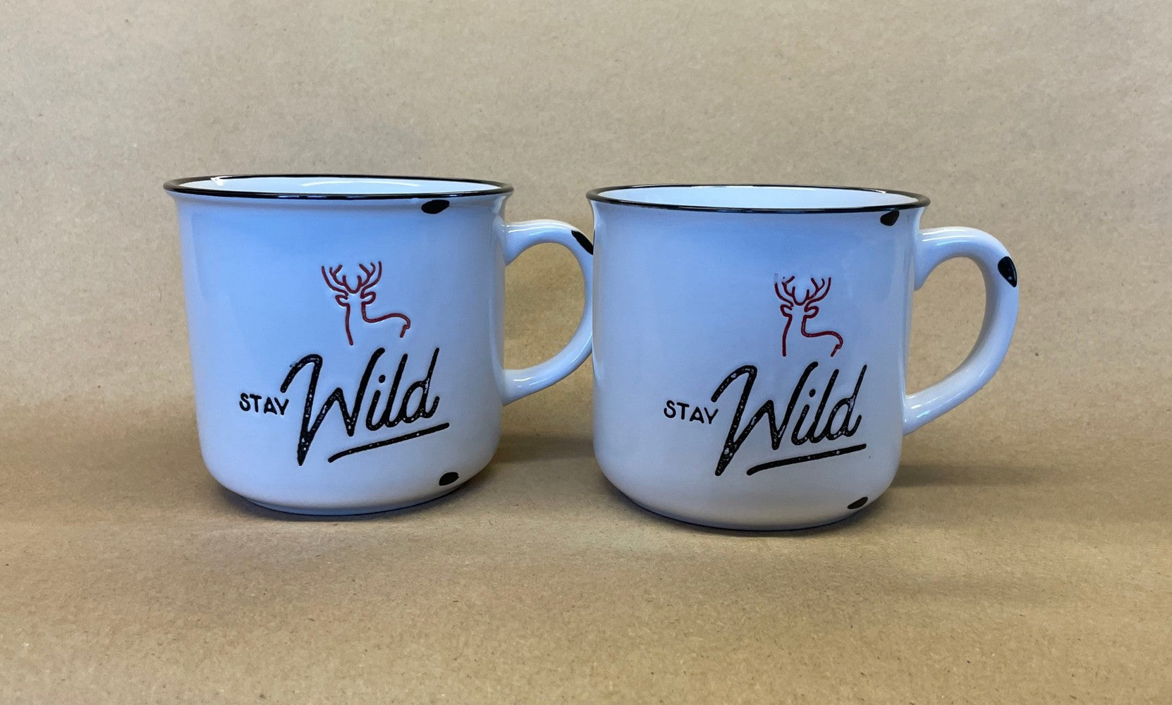 Outdoors Stay Wild Mugs-Pair