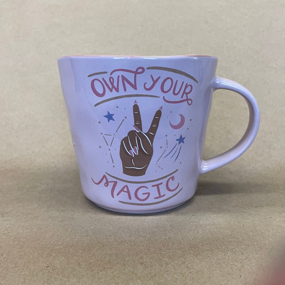 Own Your Magic Peace Sign Mug