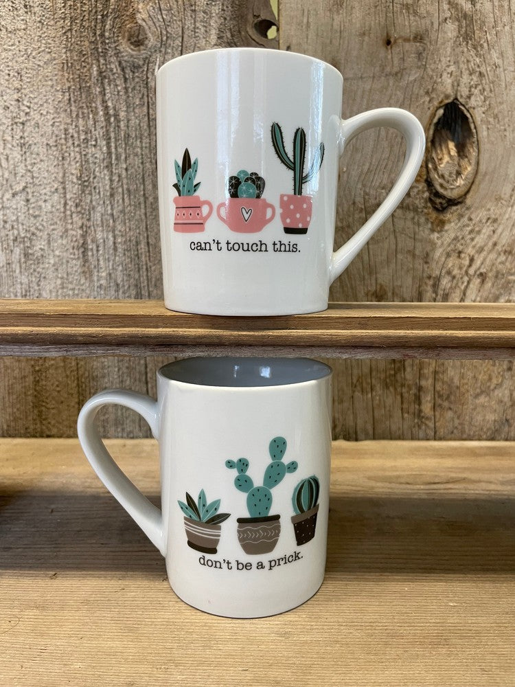 Pair 10 Strawberry Street Can't Touch This-Don't be a Prick Mugs-2019