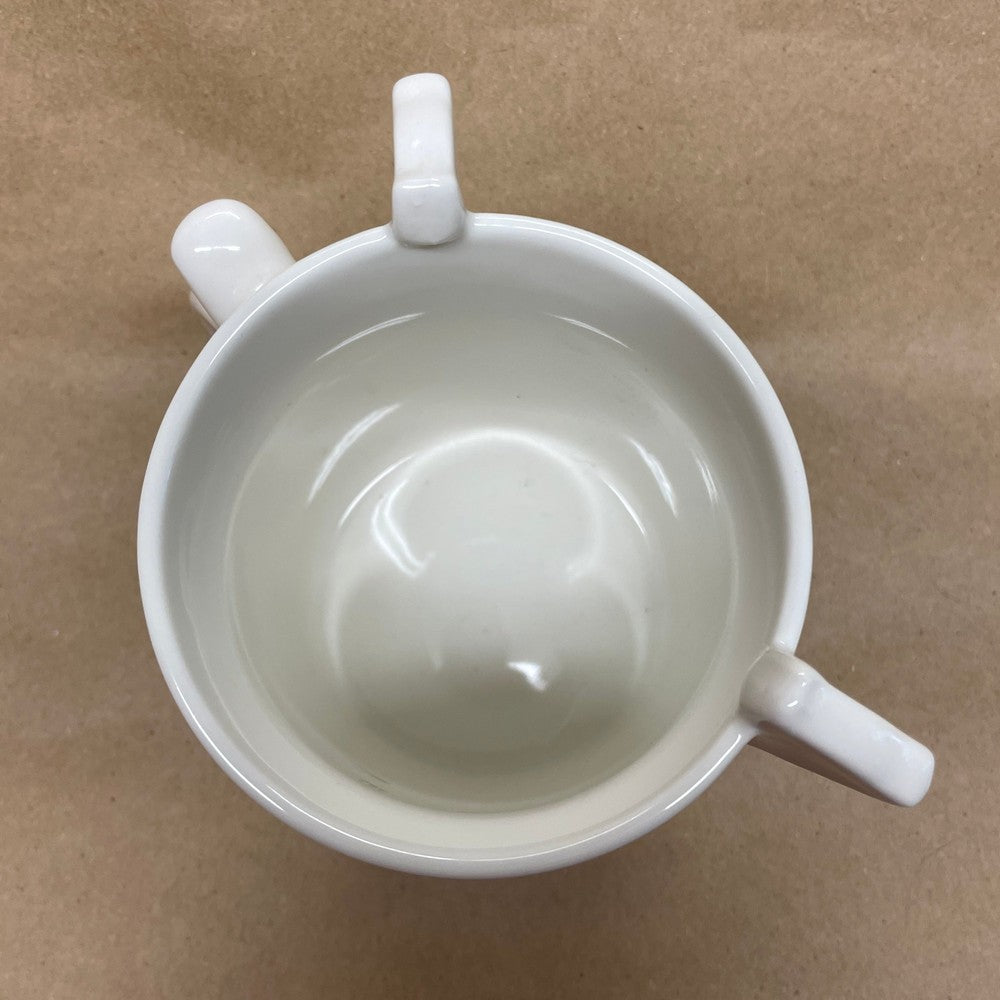 Parker Lane Dog with Figural Ears, Tail Red Striped Mug