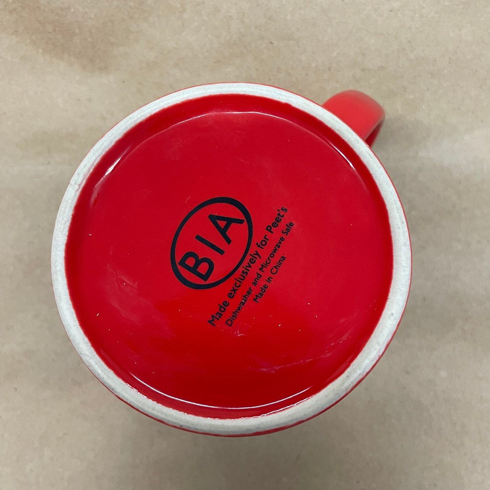 Peet's Coffee & Tea Red Mug