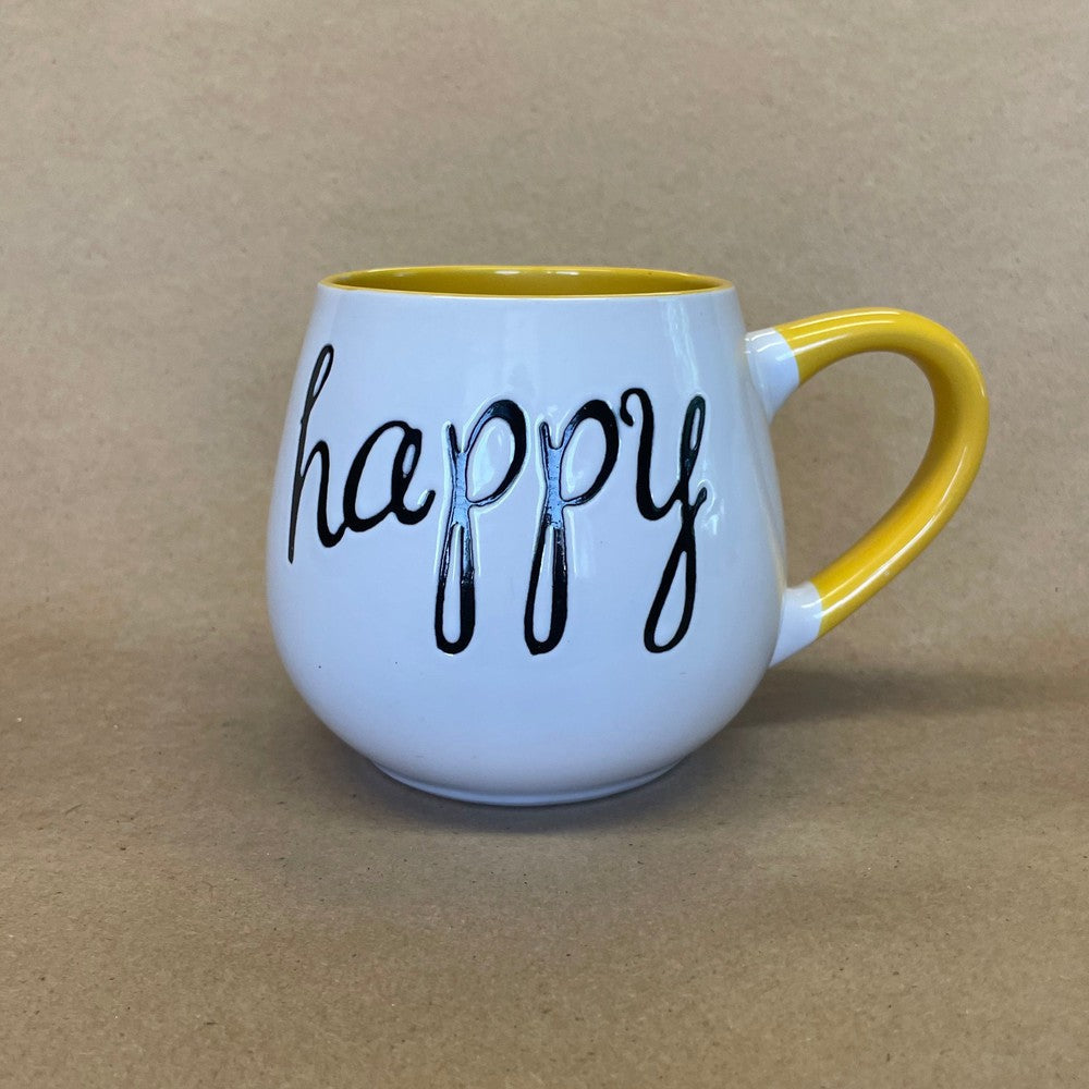 Pier 1 Happy Mug
