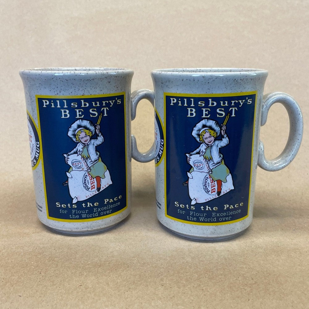 Pillsbury's Best Collectors Mugs-1986 Pair