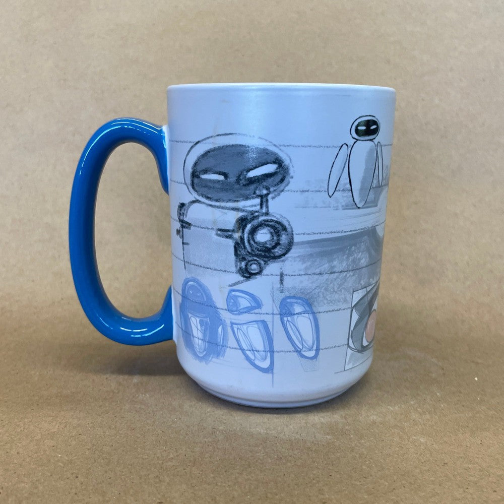 Pixar Wall-E Eve Concept Drawing Mug
