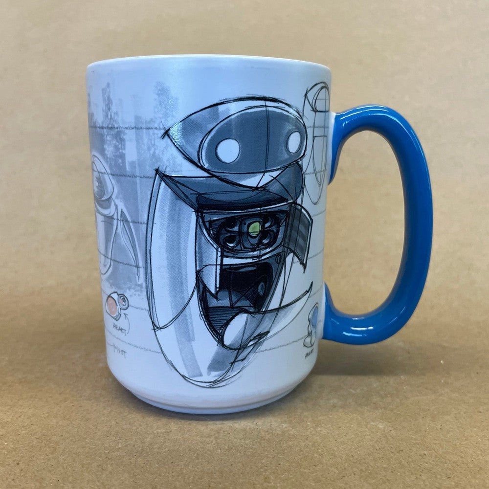 Pixar Wall-E Eve Concept Drawing Mug