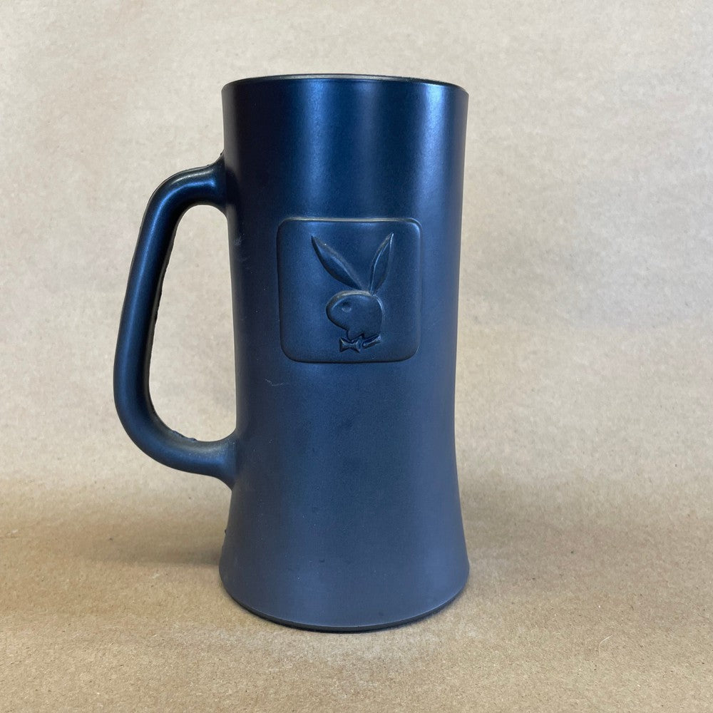 Playboy Tall Glass Embossed Logo Mug