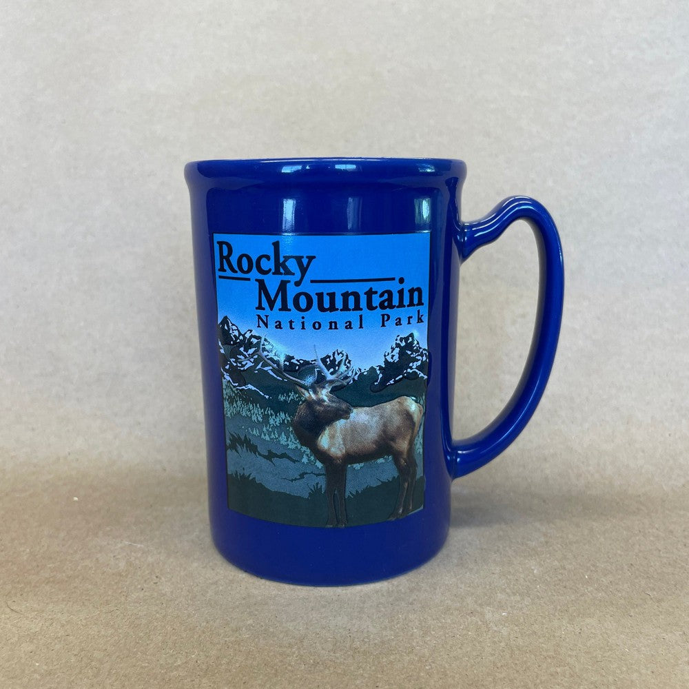 Rocky Mountain National Park Embossed Elk Mug