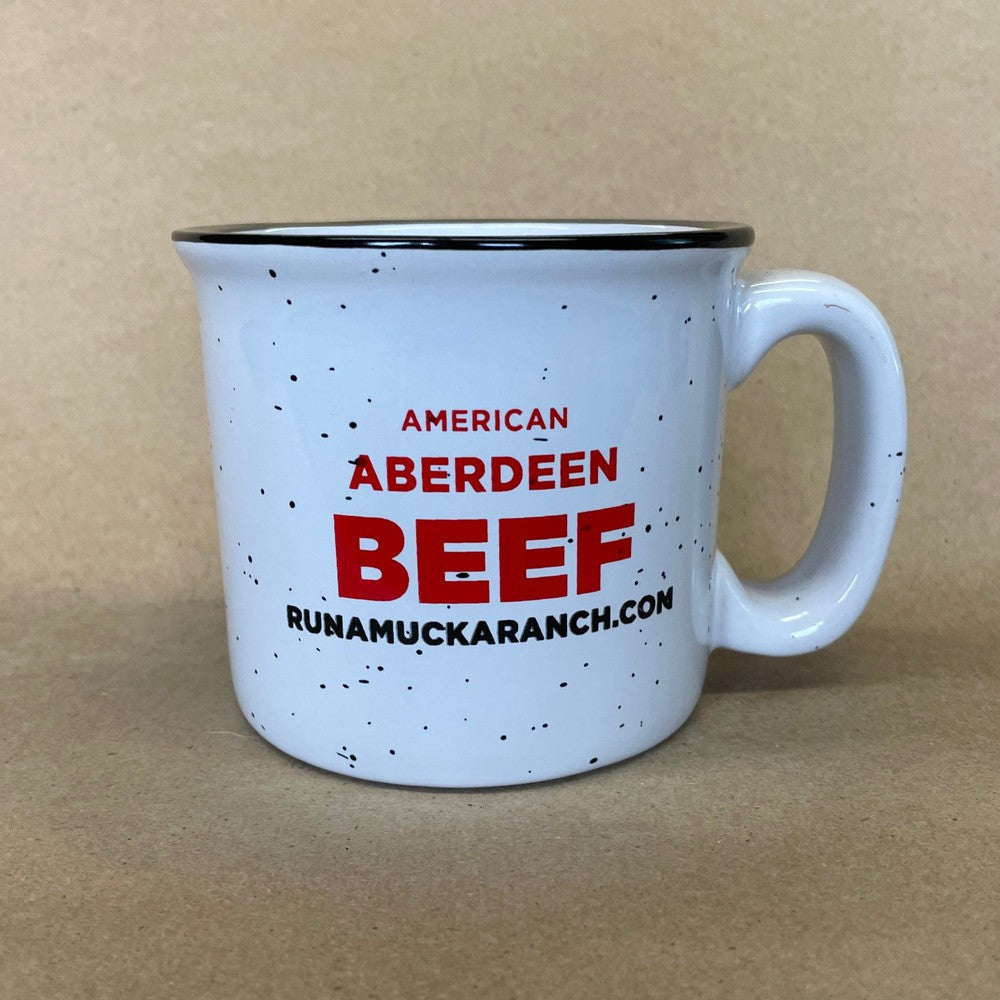 Runamuck Ranch Aberdeen Beef Speckled Heavy Mug