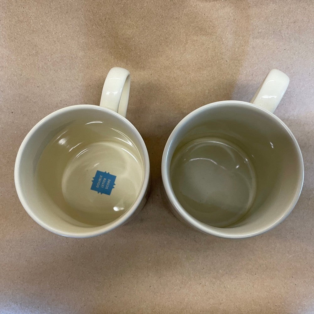 Scrabble Letters P3 & R1 Mugs-2013-14 Pair