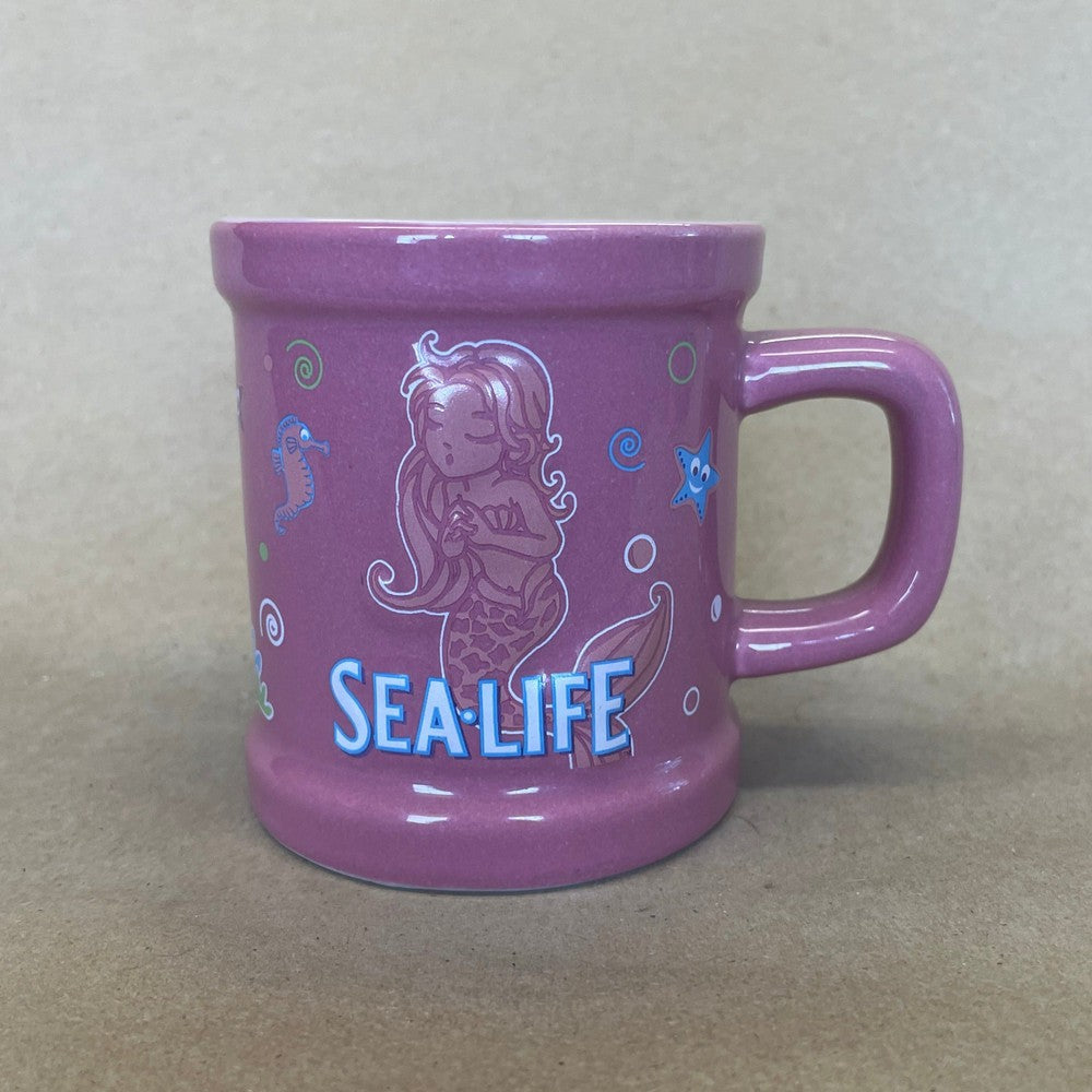 Sea Life Mermain Embossed Mug