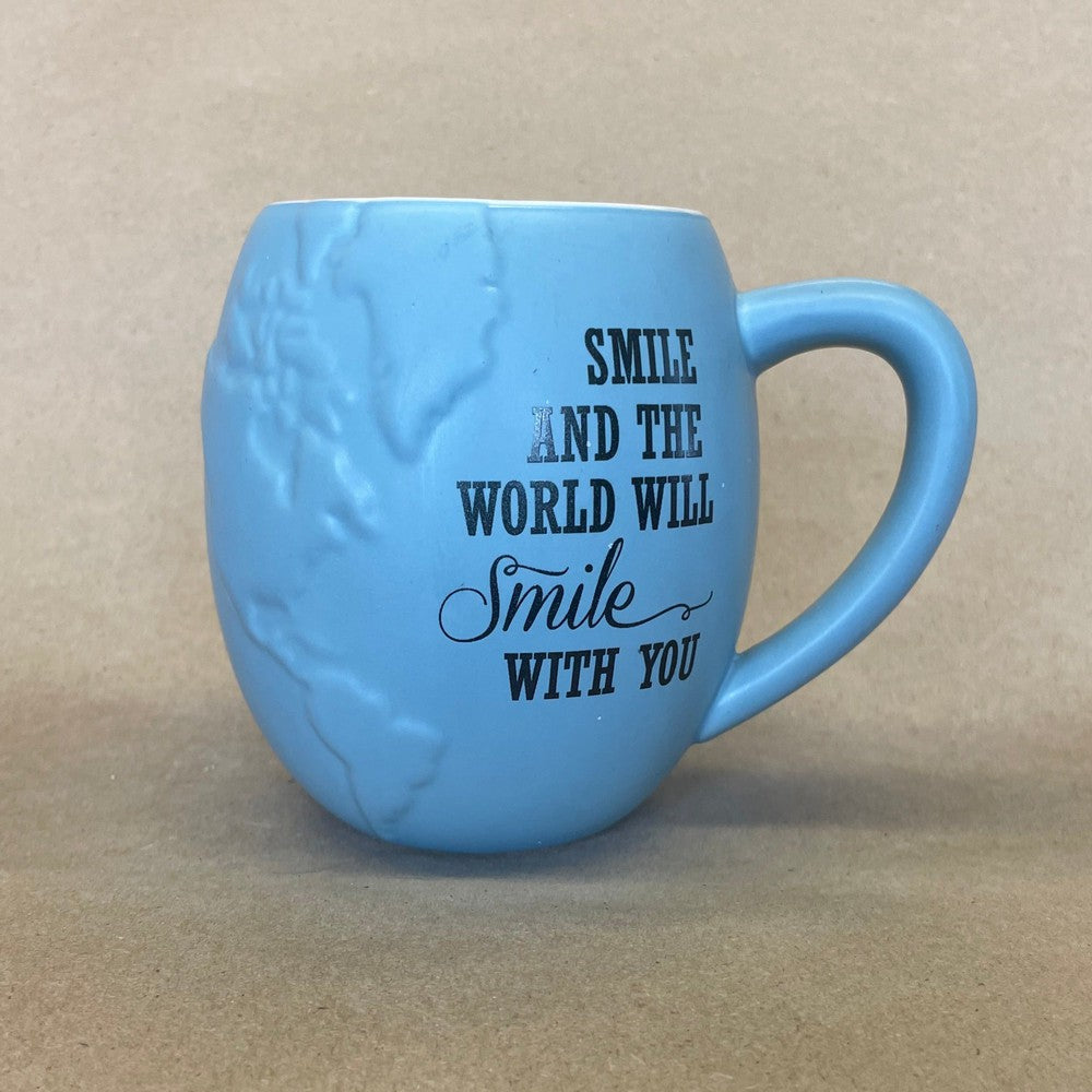 Smile and The World Will Smile With You Embossed Mug-2014