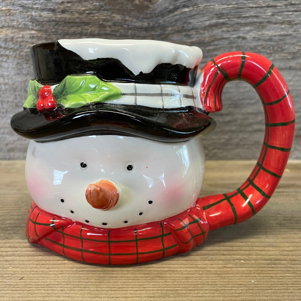 Snowman Figural 3D Mug