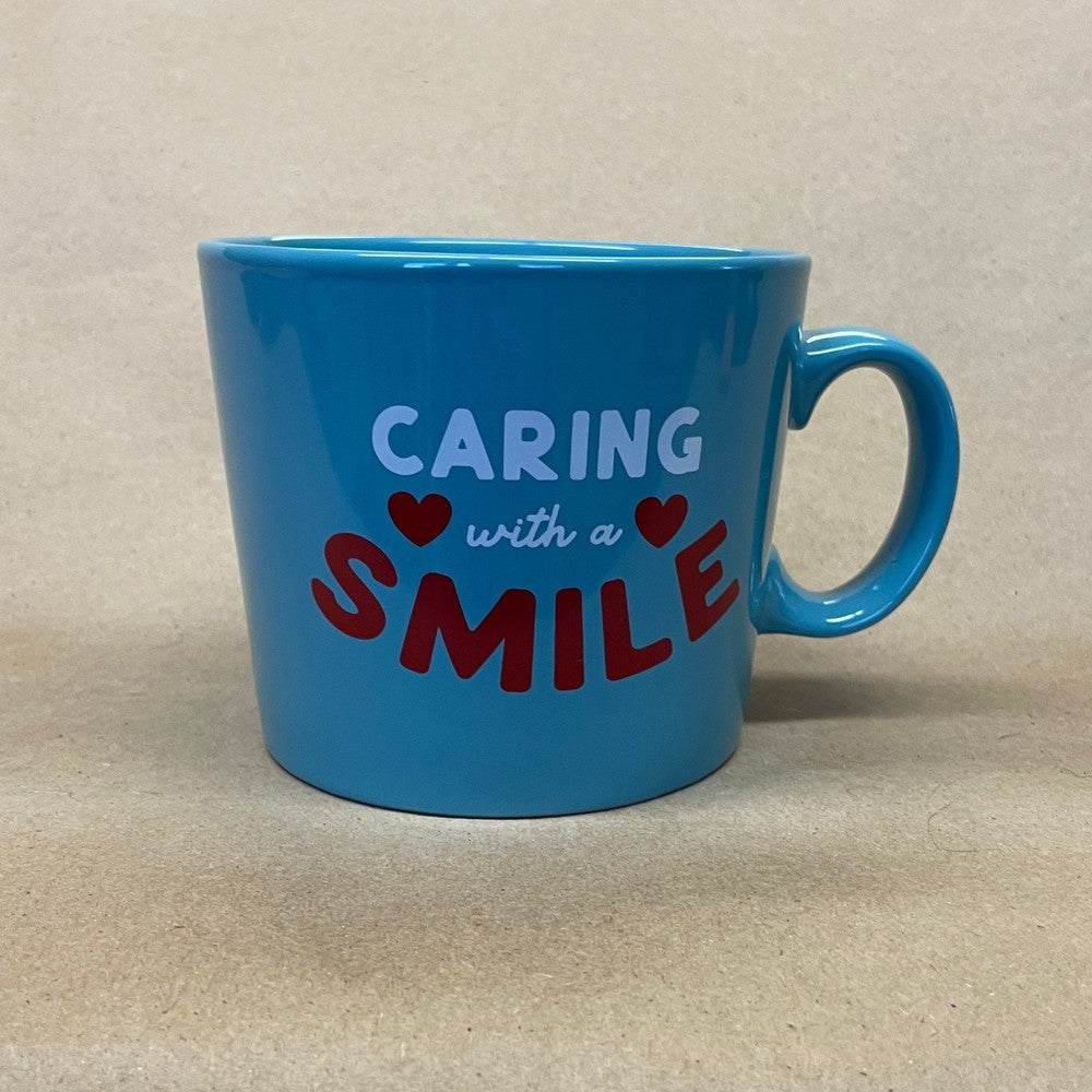 Souper Mug Caring with a Smile Large Mug
