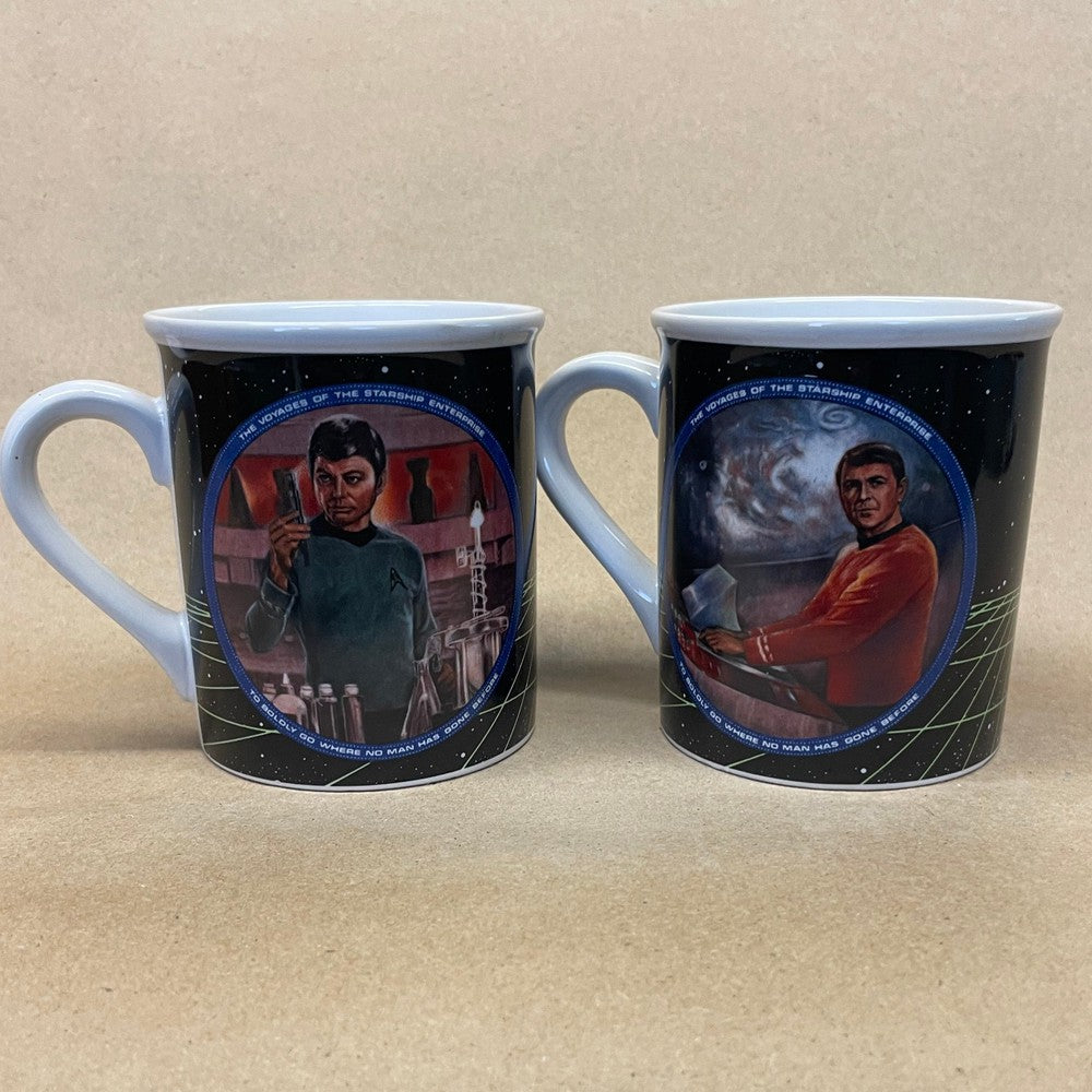 Star Trek OG Ernst Hamilton Collection Character Mugs-1983 Complete Set of 8