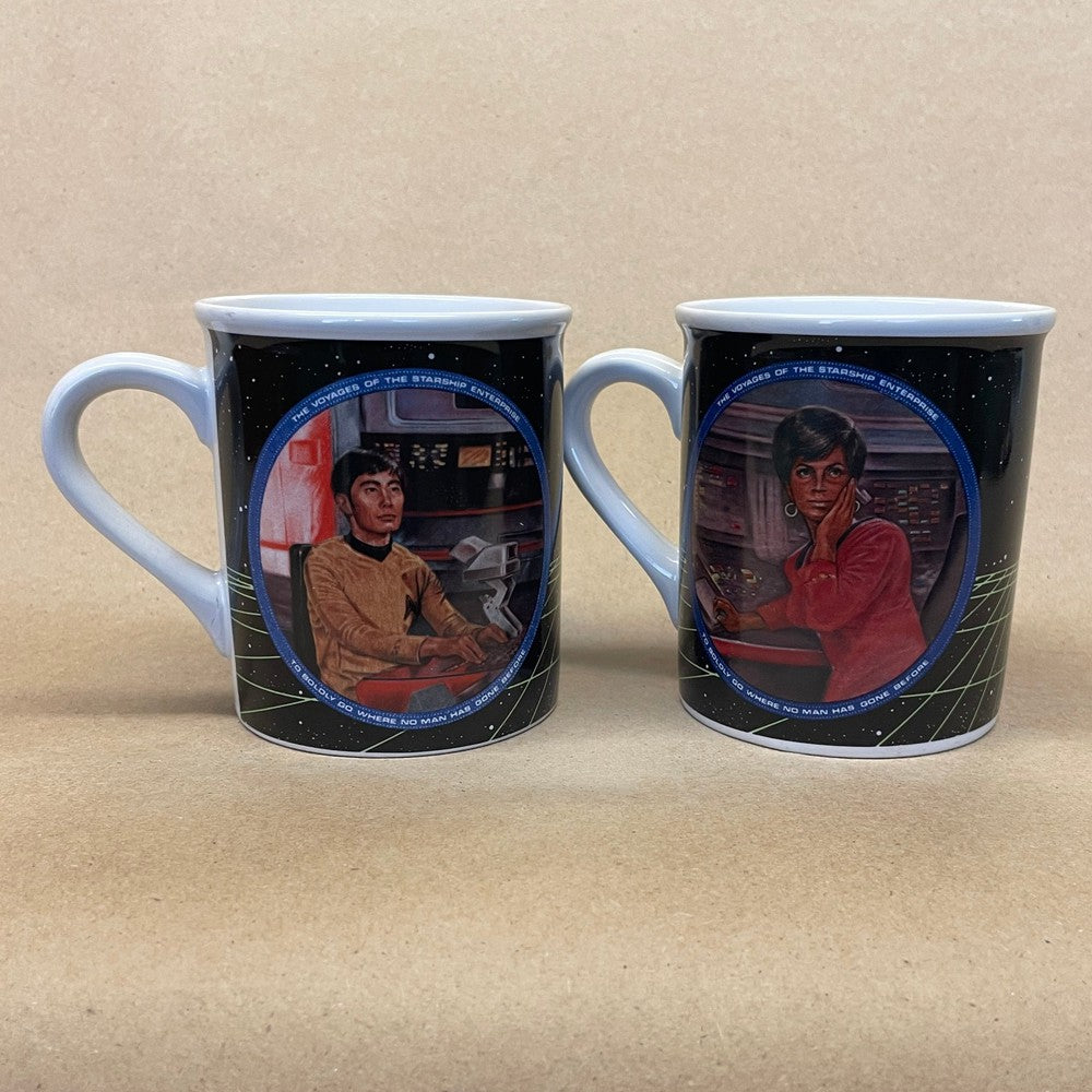 Star Trek OG Ernst Hamilton Collection Character Mugs-1983 Complete Set of 8