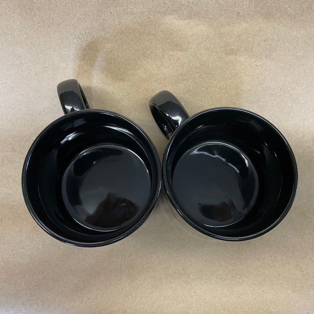 Starbucks All Black Mugs-2017 Pair