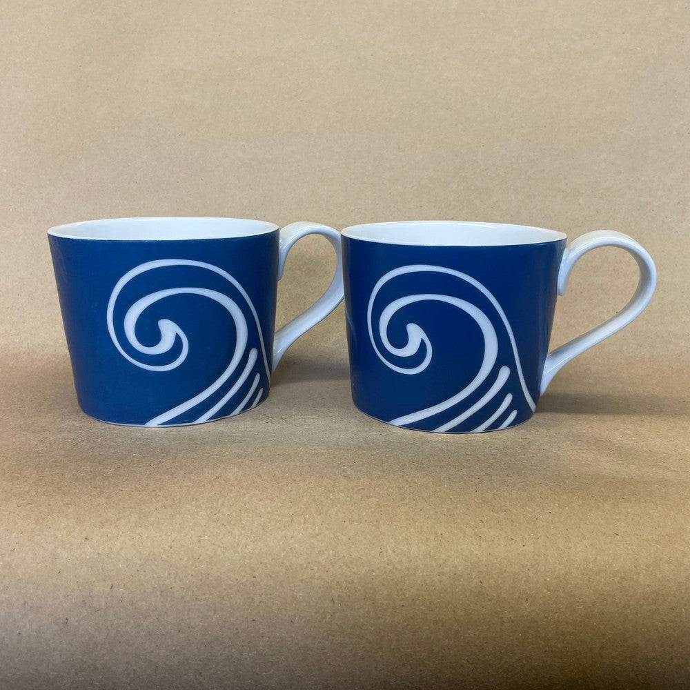 Starbucks Blue Wave Mug-2008 Pair