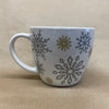 Starbucks Gold Silver Snowflakes Mug-2009