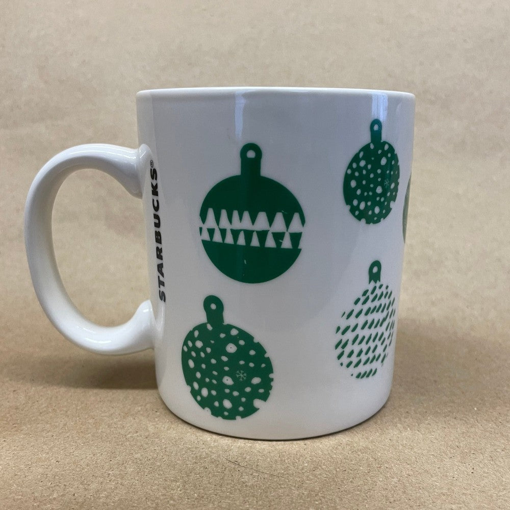 Starbucks Green Christmas Ornaments Mug-2016