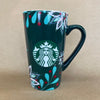 Starbucks Green Flowers Christmas Tall Mug-2020