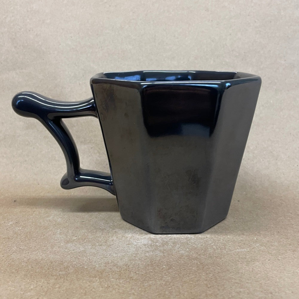 Starbucks Gunmetal Grey Scroll Handle Mug-2013